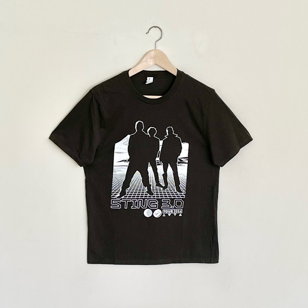 NEW Sting 3.0 2024 Tour Graphic Dark Green Concert T Shirt Adult size Small